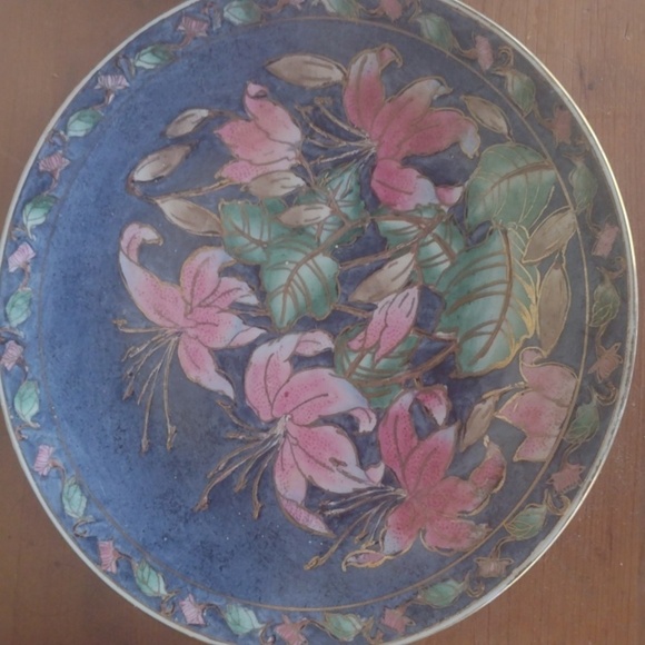 Floral Decorative Hand Painted Plates - Picture 2 of 6